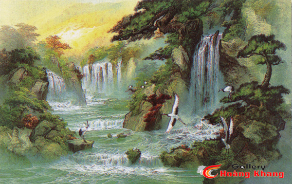 Tranh Núi - Nước - Phong Thuỷ